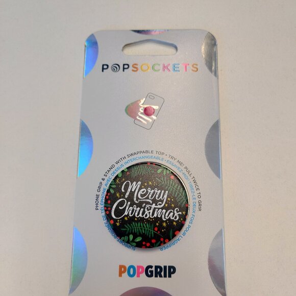 Merry Christmas Popsockets Single Grip & Stand Phones and Tablet Holder - Picture 1 of 2
